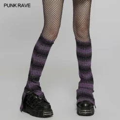 New Arrivals Punk Rave Nikita Leg Warmers - Violet