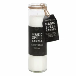 New Arrivals Gothic Gifts White Sage 'Happiness' Spell Tube Candle