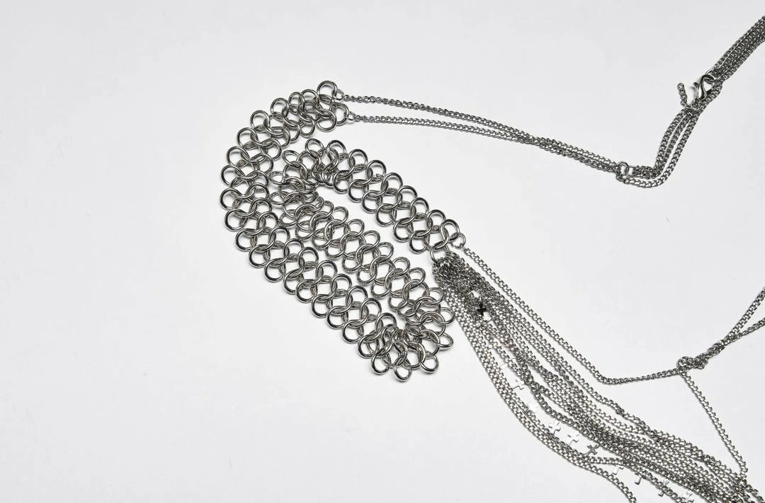 Punk Rave Xanthe Chain Harness - Gothic Accessory for Men & Women | New Arrival 14 Punk Rave Xanthe Chain Harness