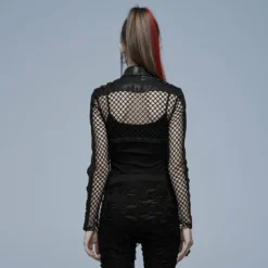 Punk Rave Avril Mesh Jacket Black Ladies