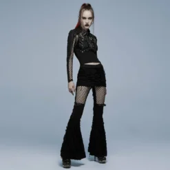 Punk Rave Avril Mesh Jacket Black Ladies