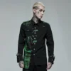 Punk Rave Ascelin Shirt Black / Green