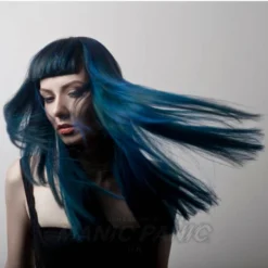 Amplified Manic Panic Semi Permanent Hair Colour - After Midnight Blue (EU Formula) | Vegan & Cruelty-Free 16 Amplified Manic Panic Semi Permanent Hair Colour EU Formula - After Midnight Blue