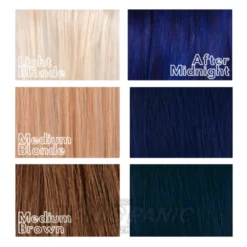 Amplified Manic Panic Semi Permanent Hair Colour - After Midnight Blue (EU Formula) | Vegan & Cruelty-Free 17 Amplified Manic Panic Semi Permanent Hair Colour EU Formula - After Midnight Blue