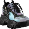 Ladies Anthony Wang Watermelon-02 Hidden Heel Sneakers - Multi