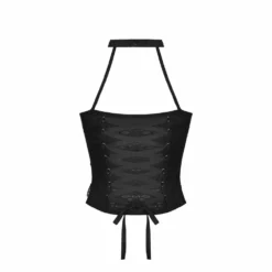 New Arrivals Dark In Love Anthea Halter Top