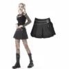 Dark In Love Joelle Pleated Mini Skirt Ladies