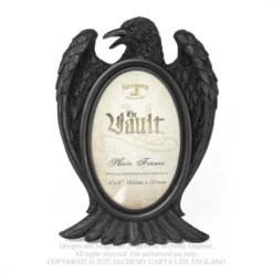 Alchemy Gothic Black Raven Photo Frame