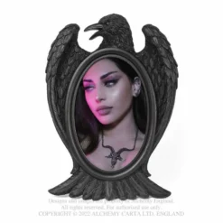Alchemy Gothic Black Raven Photo Frame