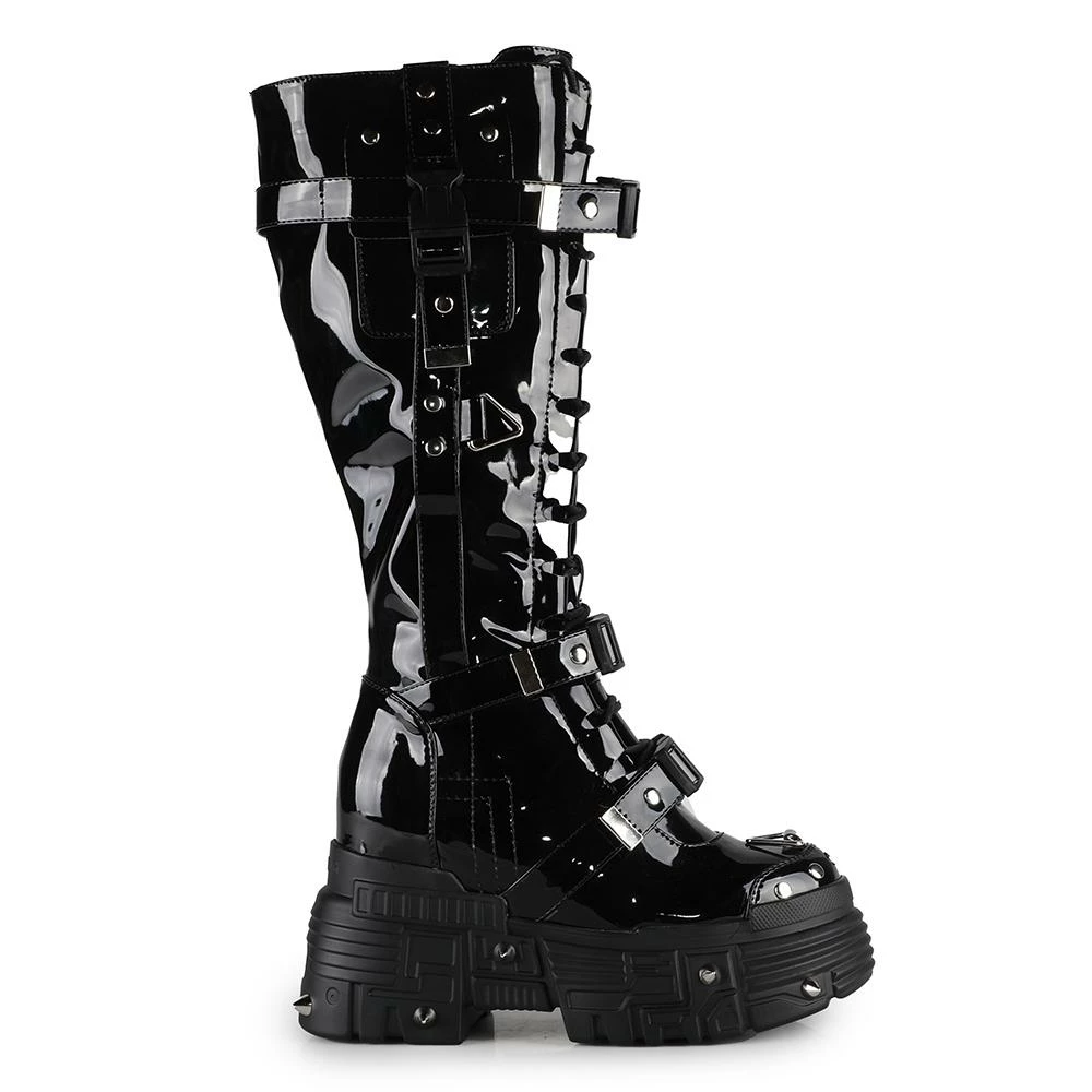 Ladies Anthony Wang Orange Cookies Hidden Heel Boots - Black | Stylish & Comfortable Footwear 4 Ladies Anthony Wang Orange Cookies Hidden Heel Boots - Black