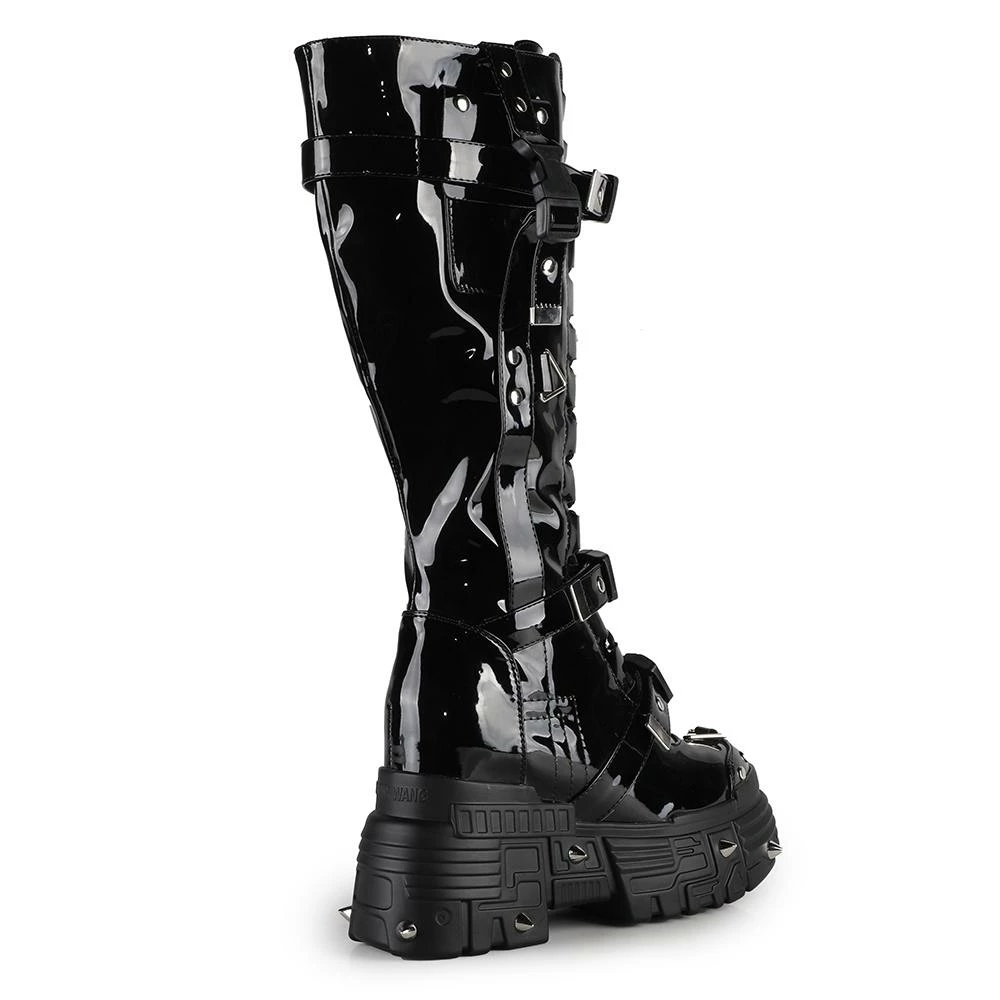 Ladies Anthony Wang Orange Cookies Hidden Heel Boots - Black | Stylish & Comfortable Footwear 5 Ladies Anthony Wang Orange Cookies Hidden Heel Boots - Black