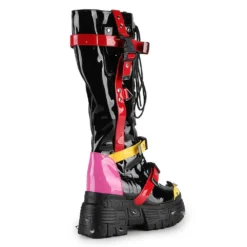 Anthony Wang Orange Cookies Hidden Heel Boots - Muliticoloured Ladies