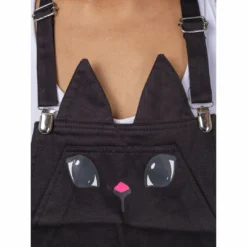 Cupcake Cult Broken Kitty Dungarees Ladies