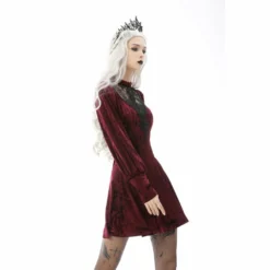 Dark In Love Alfreda Dress Burgundy Ladies
