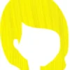 Crazy Colour Semi Permanent Hair Dye - Canary Yellow