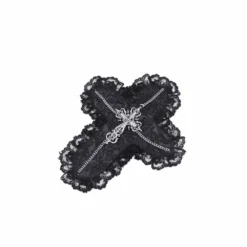Dark In Love Crucifix Hair Clip