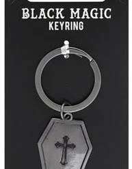 Gothic Gifts Black Magic Keyring - Coffin
