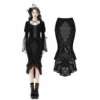 Dark In Love Zira Velvet Fishtail Skirt New Arrivals