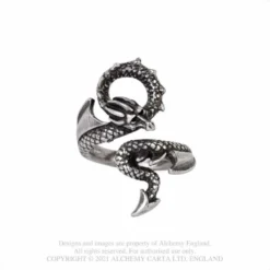 Alchemy Gothic Dragons Lure Ring