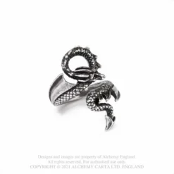 Alchemy Gothic Dragons Lure Ring