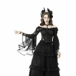 New Arrivals Dark In Love Marcella Floral Lace Bolero