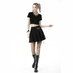 Dark In Love Lenora Pleated Skirt