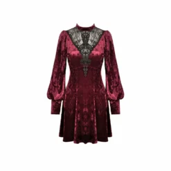 Dark In Love Alfreda Dress Burgundy Ladies