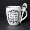 Alchemy Gothic Freaks Like Me: Mug And Spoon Set Homeware