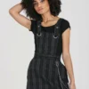 Hell Bunny Storm Pinafore Dress