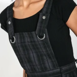 Hell Bunny Storm Pinafore Dress