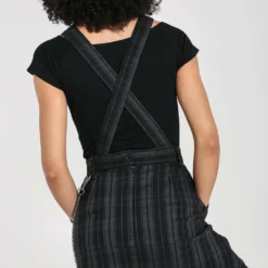 Hell Bunny Storm Pinafore Dress