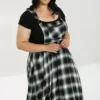 Ladies Hell Bunny Avril Pinafore Dress