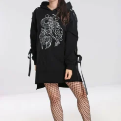 Hell Bunny Medusa Hoodie Dress