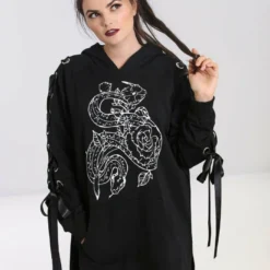Hell Bunny Medusa Hoodie Dress