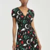 Hell Bunny Good Fortune Mini Dress Ladies