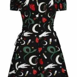 Hell Bunny Good Fortune Mini Dress Ladies