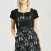 Hell Bunny Voodoo Pinafore Dress Ladies