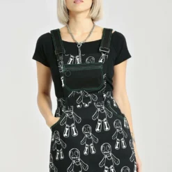 Hell Bunny Voodoo Pinafore Dress Ladies