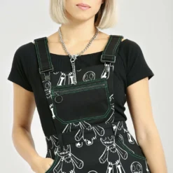 Hell Bunny Voodoo Pinafore Dress Ladies