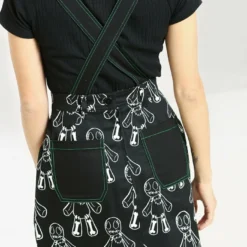 Hell Bunny Voodoo Pinafore Dress Ladies