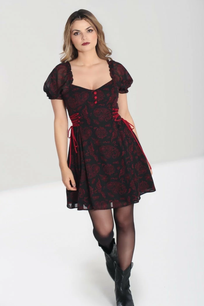 Hell Bunny Clarice Mini Dress - Vintage Style Plus Size Dress for Ladies | New Arrival 6 Hell Bunny Clarice Mini Dress