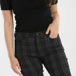 Hell Bunny Storm Skinny Trousers