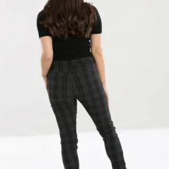 Hell Bunny Storm Skinny Trousers