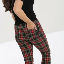 Ladies Hell Bunny Clash Skinny Trousers