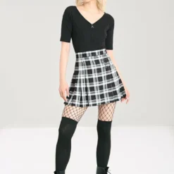 Ladies Hell Bunny Vernon Mini Skirt