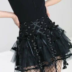 Hell Bunny Chai Mini Skirt Black Ladies | Retro Style Skirt | Branded Fashion 9 Hell Bunny Chai Mini Skirt Black Ladies