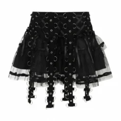 Hell Bunny Chai Mini Skirt Black Ladies | Retro Style Skirt | Branded Fashion 11 Hell Bunny Chai Mini Skirt Black Ladies