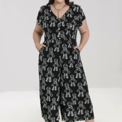 Ladies Hell Bunny Voodoo Jumpsuit