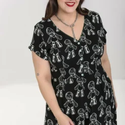 Ladies Hell Bunny Voodoo Jumpsuit
