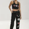 Hell Bunny Petal Joggers Ladies